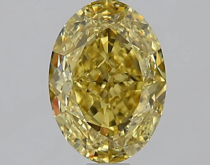 1.13ct Oval Natural Diamond (Colour Fancy Brownish Yellow, Clarity VS1, Cut VG, GIA Certified)