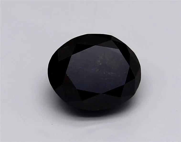 1.14ct Oval Natural Diamond (Colour Fancy Black, Clarity VVS2, Cut EX, GIA Certified)
