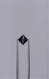 1.15ct Princess Natural Diamond (Colour Fancy Black, Clarity VVS2, Cut EX, GIA Certified)