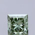 1.20ct Princess Lab Grown Diamond (Colour Fancy Vivid Green, Clarity VVS2, IGI Certified)
