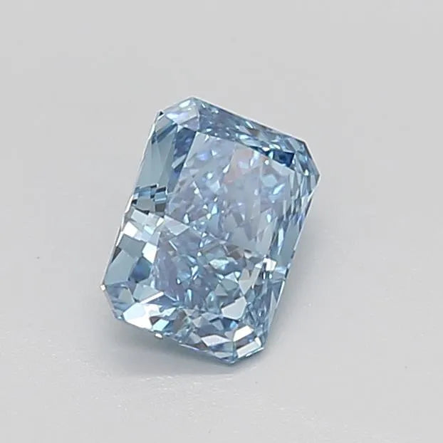 1.32ct Radiant Lab Grown Diamond (Colour Fancy Vivid Blue, Clarity VS1, IGI Certified)