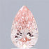 1.45ct Pear Lab Grown Diamond (Colour Fancy Vivid Pink, Clarity VS1, IGI Certified)