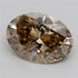 1.51ct Oval Lab Grown Diamond (Colour Fancy Brown, Clarity VVS1, IGI Certified)