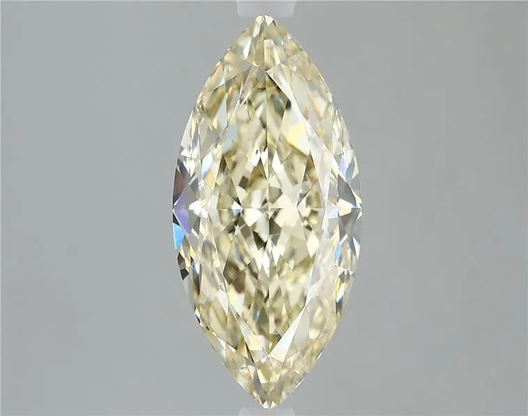 3.01ct Marquise Lab Grown Diamond (Colour Fancy Yellow, Clarity VVS1, IGI Certified)
