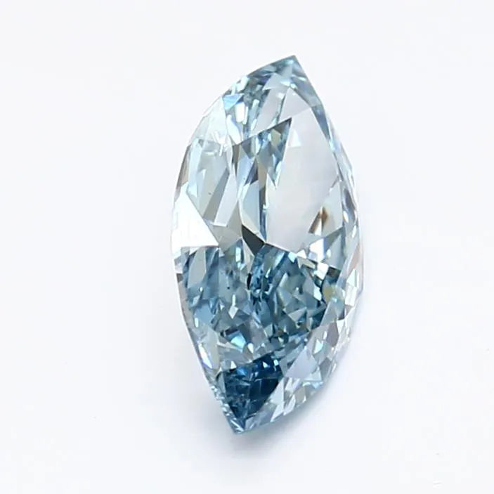 1.04ct Marquise Lab Grown Diamond (Colour Fancy Vivid Blue, Clarity VS1, IGI Certified)