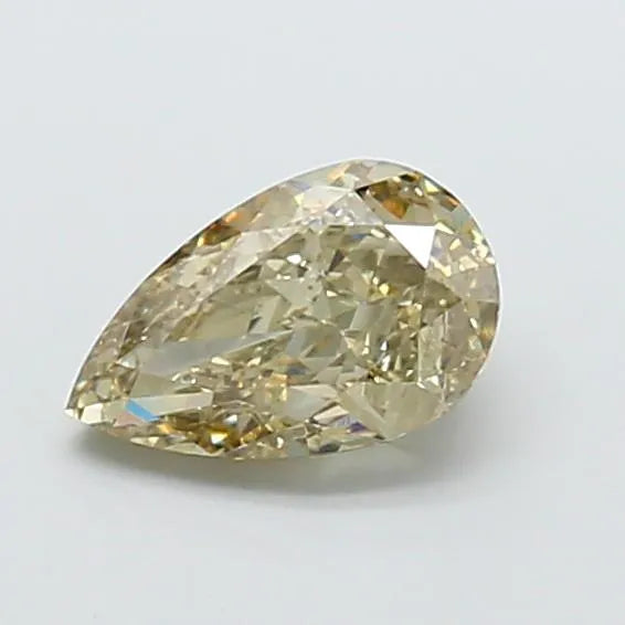 2.02ct Pear Lab Grown Diamond (Colour Light Gray Yellow, Clarity VVS2, IGI Certified)