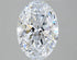 2.04ct Oval Lab Grown Diamond (Colour F, Clarity IF, IGI Certified)