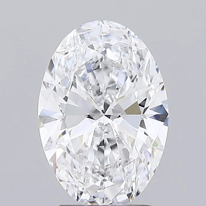 2.21ct Oval Lab Grown Diamond (Colour D, Clarity VVS1, IGI Certified)