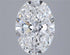 2.24ct Oval Lab Grown Diamond (Colour E, Clarity VVS1, IGI Certified)