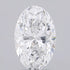 2.43ct Oval Lab Grown Diamond (Colour D, Clarity VVS2, IGI Certified)