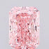 2.52ct Radiant Lab Grown Diamond (Colour Fancy Vivid Pink, Clarity VS1, IGI Certified)