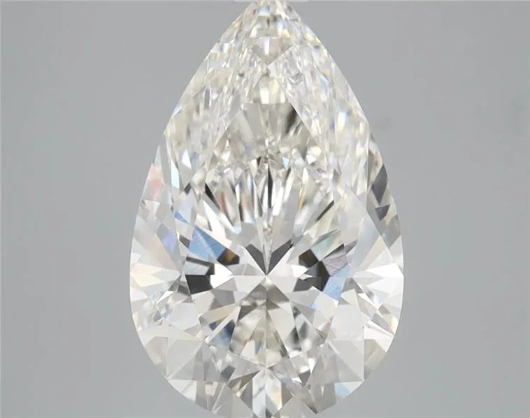 2.57ct Pear Lab Grown Diamond (Colour G, Clarity VVS2, IGI Certified)