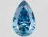 2.58ct Pear Lab Grown Diamond (Colour Fancy Vivid Blue, Clarity VVS2, IGI Certified)