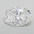 1.52ct Oval Lab Grown Diamond (Colour D, Clarity VS1, IGI Certified) - Lavender Creek Gems 