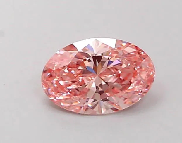 1.03ct Oval Lab Grown Diamond (Colour Fancy Vivid Pink, Clarity VS1, IGI Certified)