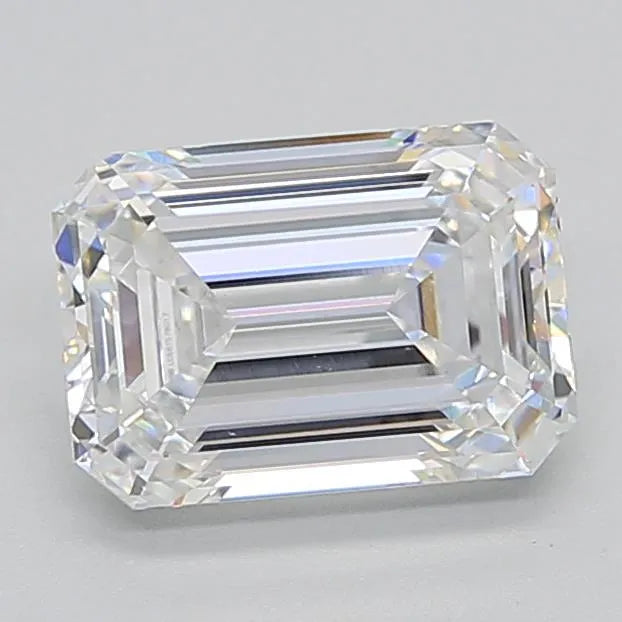 2.02ct Emerald Lab Grown Diamond (Colour E, Clarity VVS2, IGI Certified) - Lavender Creek Gems 