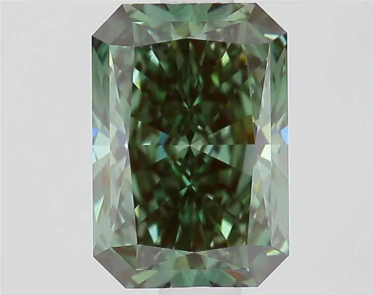 1.29ct Radiant Lab Grown Diamond (Colour Fancy Vivid Green, Clarity VS1, IGI Certified)