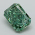 1.72ct Radiant Lab Grown Diamond (Colour Fancy Vivid Green, Clarity VS1, IGI Certified) - Lavender Creek Gems 
