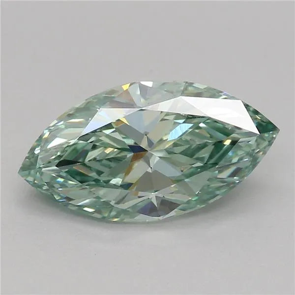 1.56ct Marquise Lab Grown Diamond (Colour Fancy Vivid Green, Clarity VVS2, Cut VG, IGI Certified)