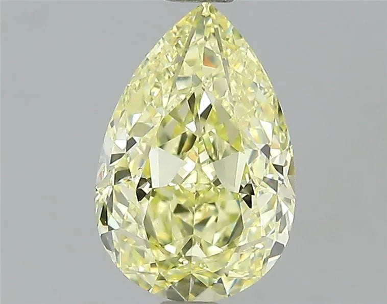 1.50ct Pear Natural Diamond (Colour Fancy Light Yellow, Clarity VVS1, GIA Certified)