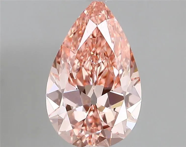 1.81ct Pear Lab Grown Diamond (Colour Fancy Vivid Pink, Clarity VVS1, IGI Certified) - Lavender Creek Gems 
