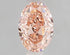 1.11ct Oval Lab Grown Diamond (Colour Fancy Pinkish Brown, Clarity VVS2, IGI Certified) - Lavender Creek Gems 