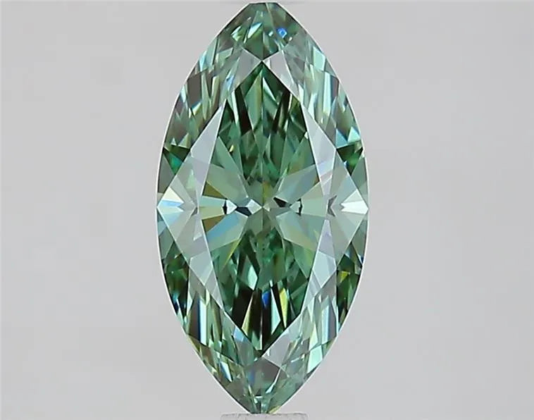 1.03ct Marquise Lab Grown Diamond (Colour Fancy Vivid Green, Clarity VVS2, IGI Certified)