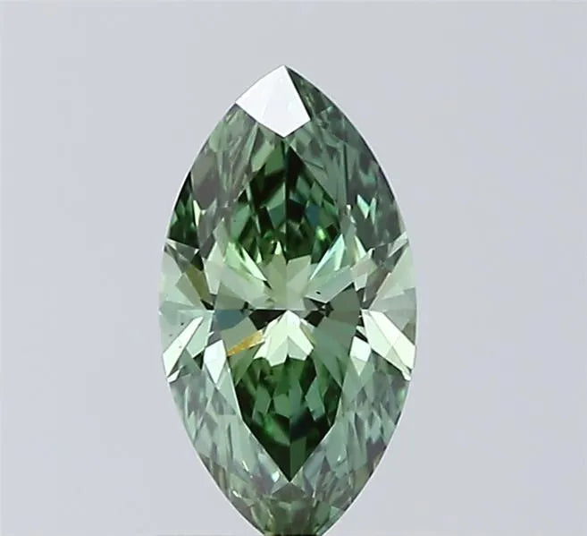 1.00ct Marquise Lab Grown Diamond (Colour Fancy Vivid Green, Clarity VS1, IGI Certified)