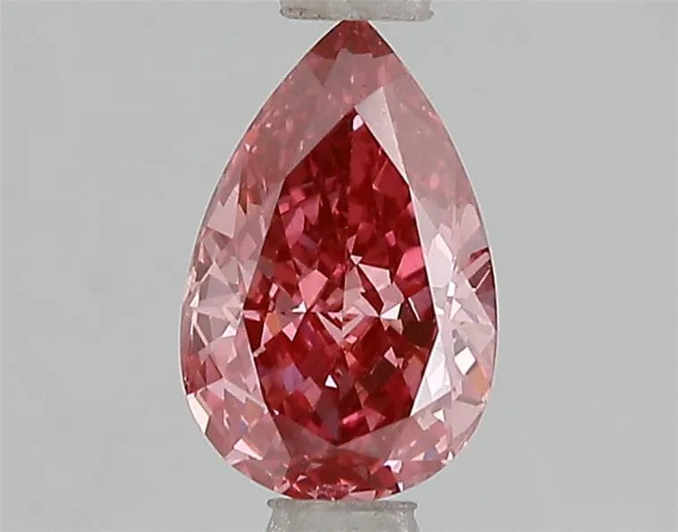 1.03ct Pear Lab Grown Diamond (Colour Fancy Vivid Pink, Clarity VS1, IGI Certified) - Lavender Creek Gems 