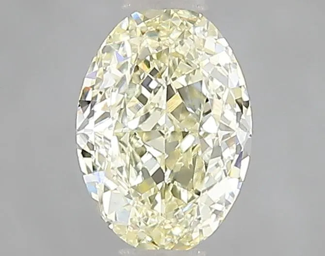 1.06ct Oval Lab Grown Diamond (Colour Fancy Yellow, Clarity VS1, IGI Certified) - Lavender Creek Gems 