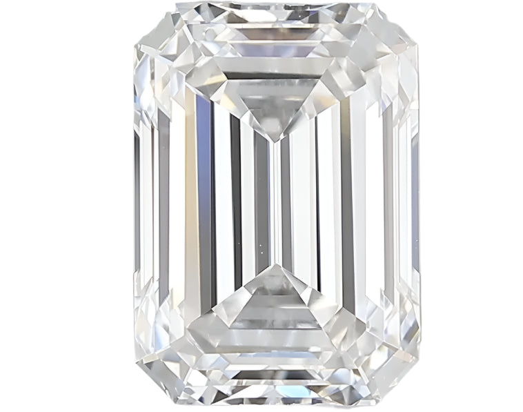 2.07ct Emerald Lab Grown Diamond (Colour E, Clarity VVS1, IGI Certified)