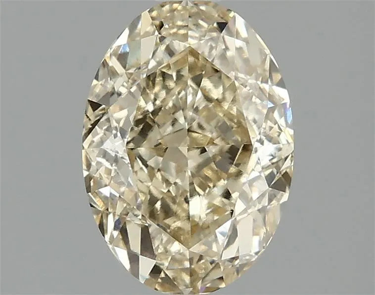 2.10ct Oval Lab Grown Diamond (Colour Fancy Intense Yellow, Clarity VS1, IGI Certified)