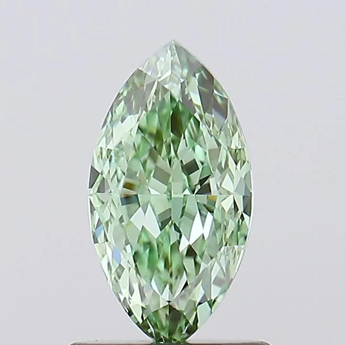 1.02ct Marquise Lab Grown Diamond (Colour Fancy Vivid Green, Clarity VVS2, IGI Certified)