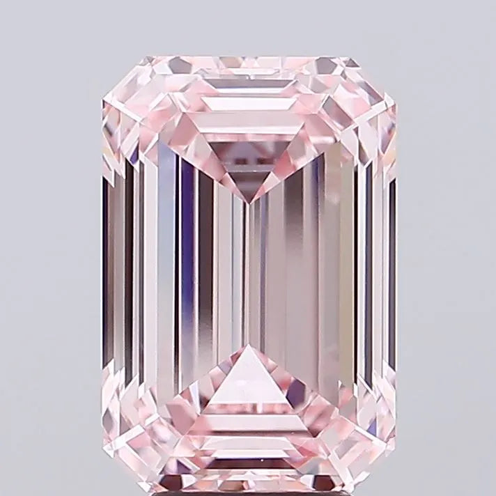 6.26ct Emerald Lab Grown Diamond (Colour Fancy Intense Pink, Clarity VVS2, IGI Certified)