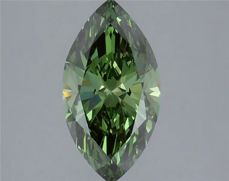 3.00ct Marquise Lab Grown Diamond (Colour Fancy Vivid Green, Clarity VS1, IGI Certified)