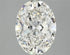 3.00ct Oval Lab Grown Diamond (Colour G, Clarity VVS2, IGI Certified)