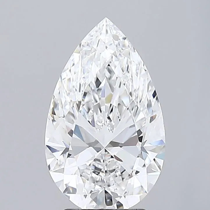 3.02ct Pear Lab Grown Diamond (Colour E, Clarity VVS1, IGI Certified)