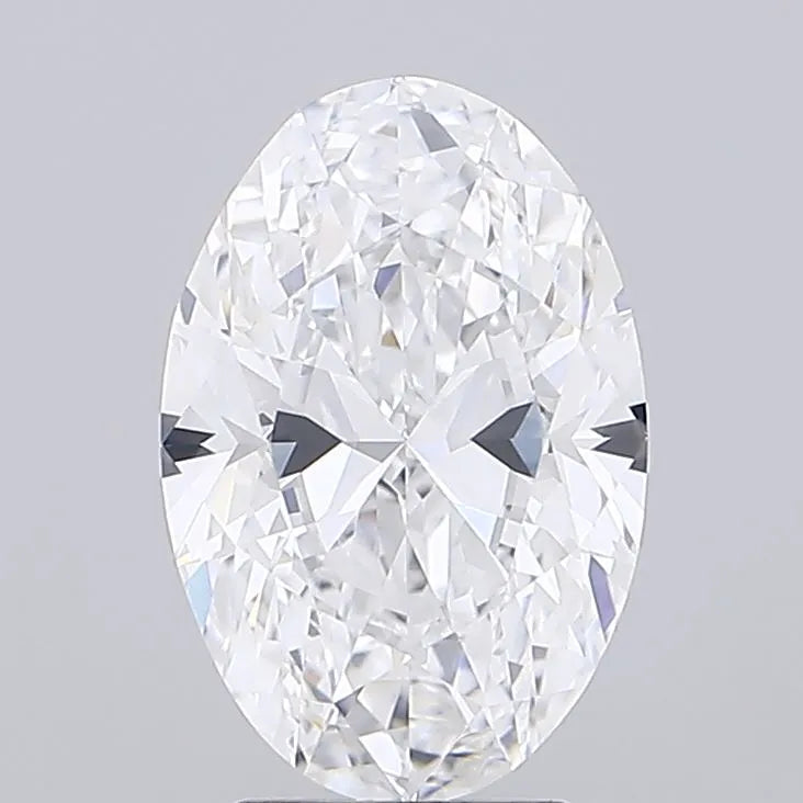 3.40ct Oval Lab Grown Diamond (Colour D, Clarity VVS1, IGI Certified)