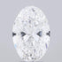 3.40ct Oval Lab Grown Diamond (Colour D, Clarity VVS1, IGI Certified)
