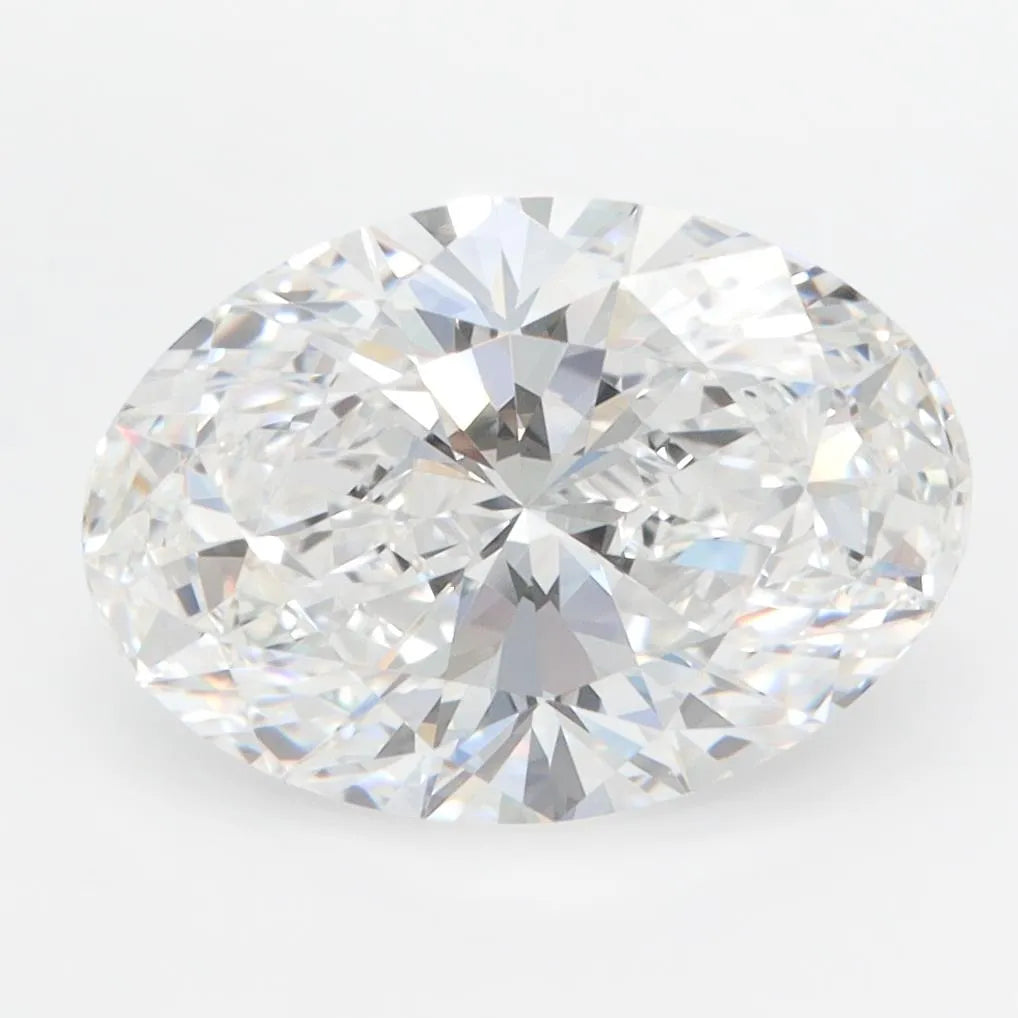 3.50ct Oval Lab Grown Diamond (Colour D, Clarity VVS1, IGI Certified)
