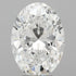 4.00ct Oval Lab Grown Diamond (Colour D, Clarity VVS2, IGI Certified)