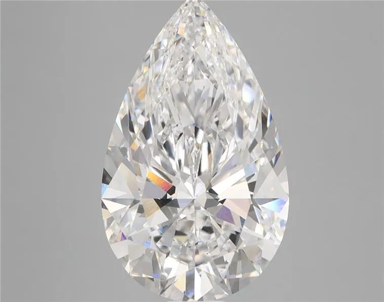 4.00ct Pear Lab Grown Diamond (Colour D, Clarity VVS2, IGI Certified)
