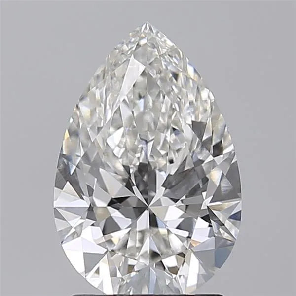 2.03ct Pear Lab Grown Diamond (Colour G, Clarity VVS2, IGI Certified)