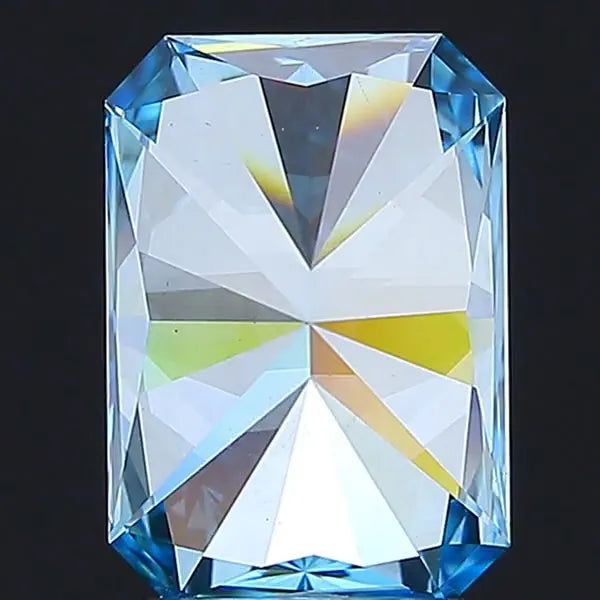 3.01ct Radiant Lab Grown Diamond (Colour Fancy Vivid Blue, Clarity VS1, IGI Certified)