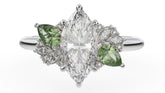 The Fleur Ring | Marquise | Setting Only - Lavender Creek Gems 