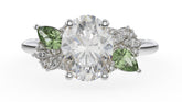 The Fleur Ring | Oval | Setting Only - Lavender Creek Gems 