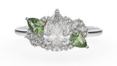 The Fleur Ring | Pear | Setting Only - Lavender Creek Gems 