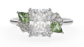 The Fleur Ring | Radiant | Setting Only - Lavender Creek Gems 