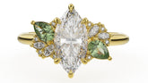 The Fleur Ring | Marquise | Setting Only - Lavender Creek Gems 