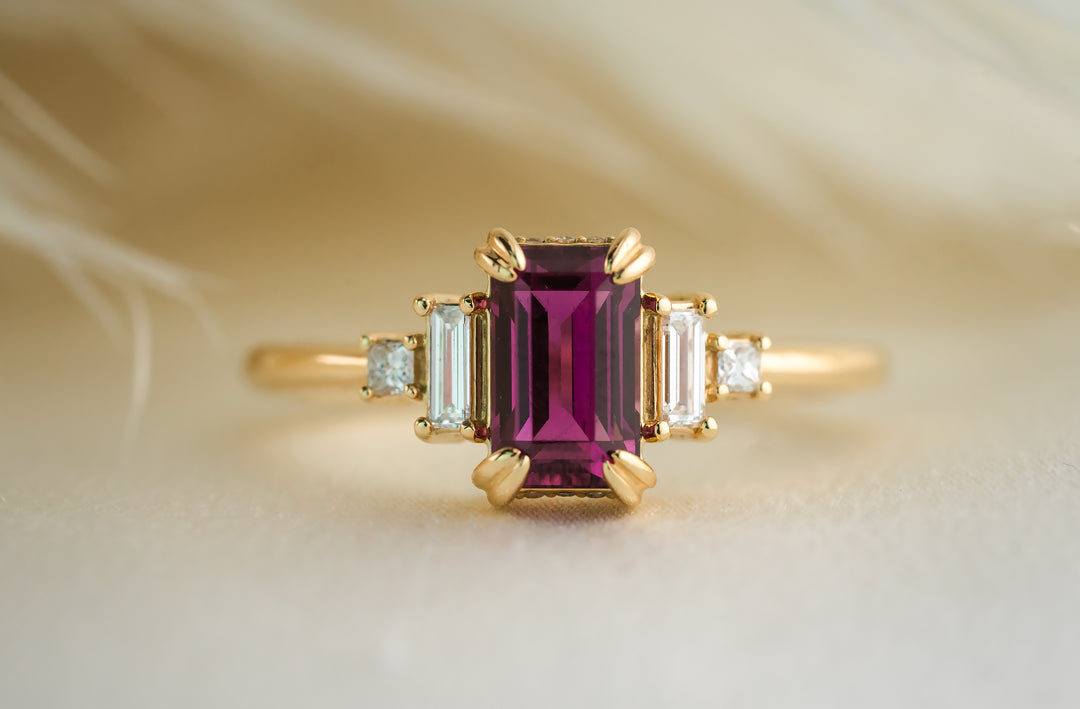 The Sura 1.5 CT Pink Sapphire Ring